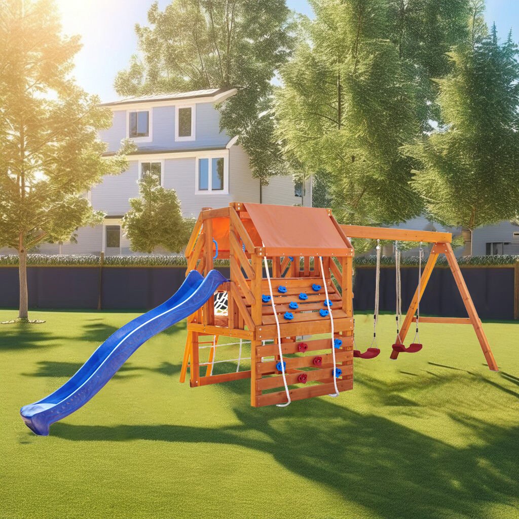 Why an Outdoor Playset Is the Best Way to Boost Kids’ Activity & Imagination